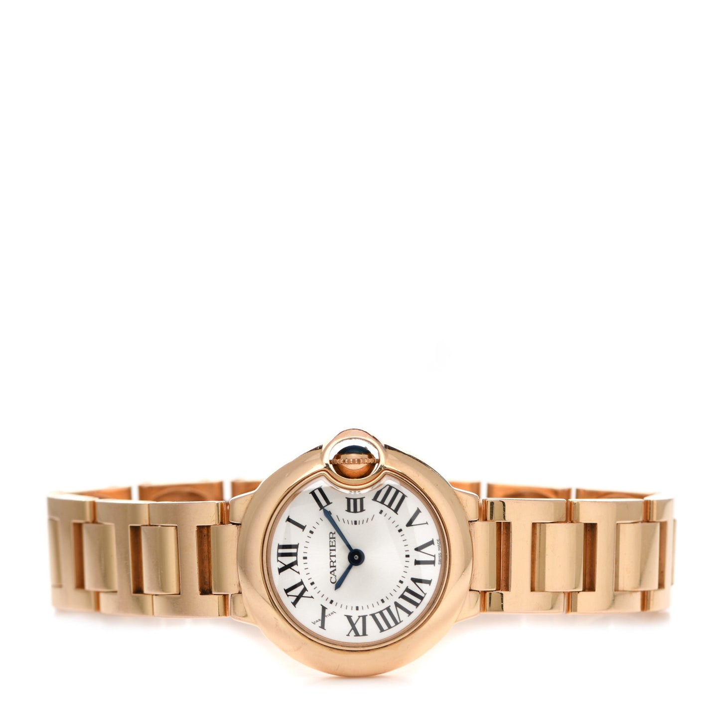 18K Pink Gold 28mm Ballon Bleu De Cartier Quartz Watch