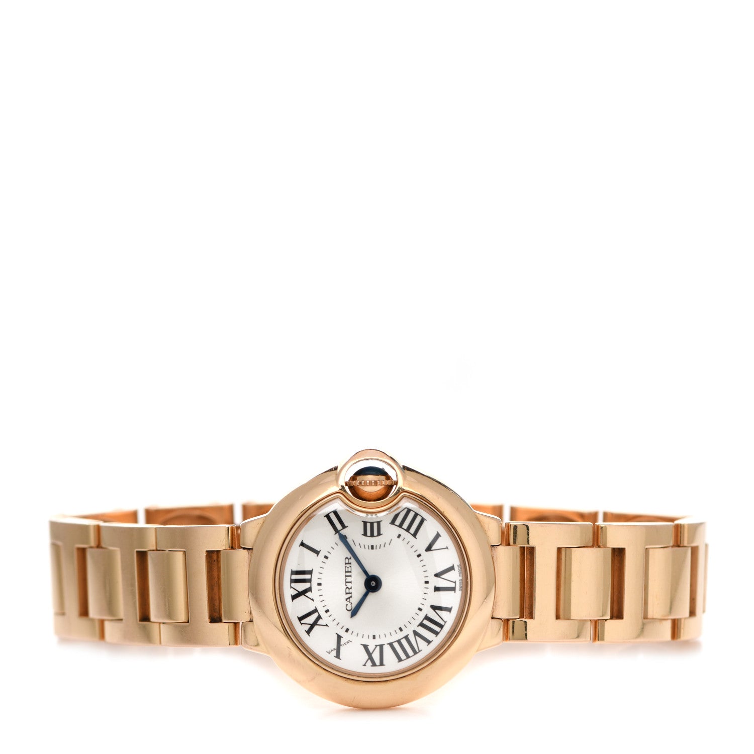 Cartier 18K Pink Gold 28mm Ballon Bleu De Cartier Quartz Watch 2 of 4