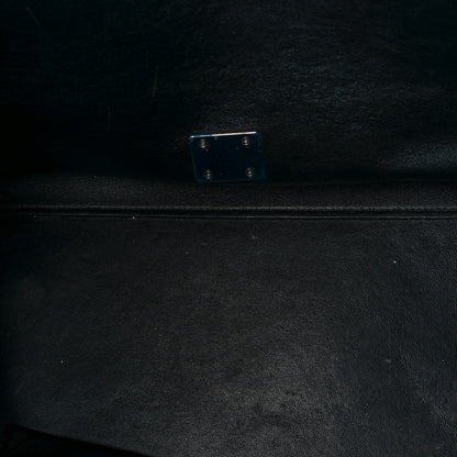 Celine Drummed Calfskin Suede Large Trapeze Black 10 of 10