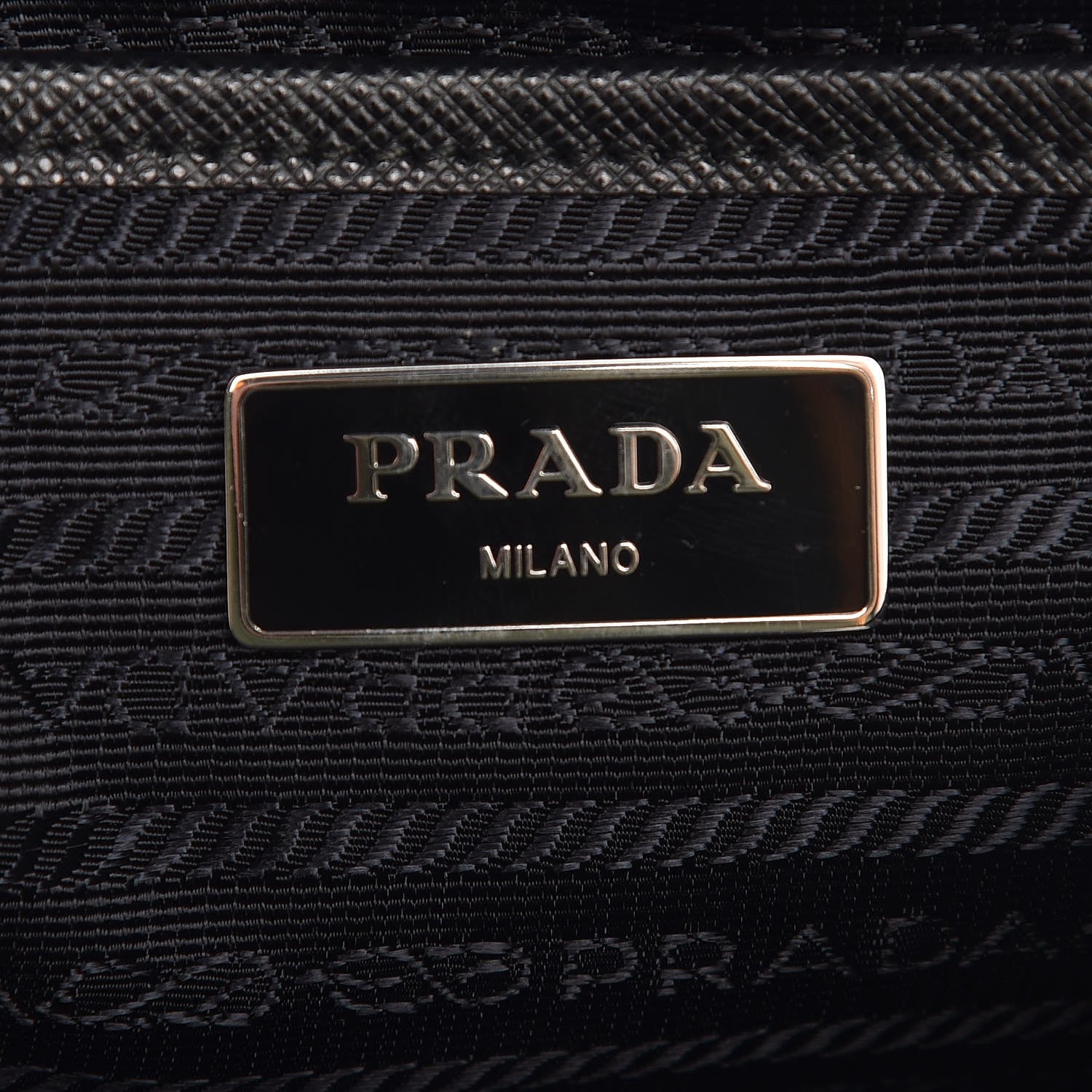 Prada Nylon New Vela Studded Backpack Black Fuoco 6 of 8