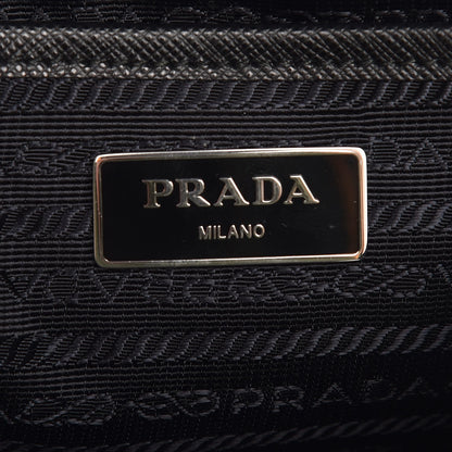 Prada Nylon New Vela Studded Backpack Black Fuoco 6 of 8