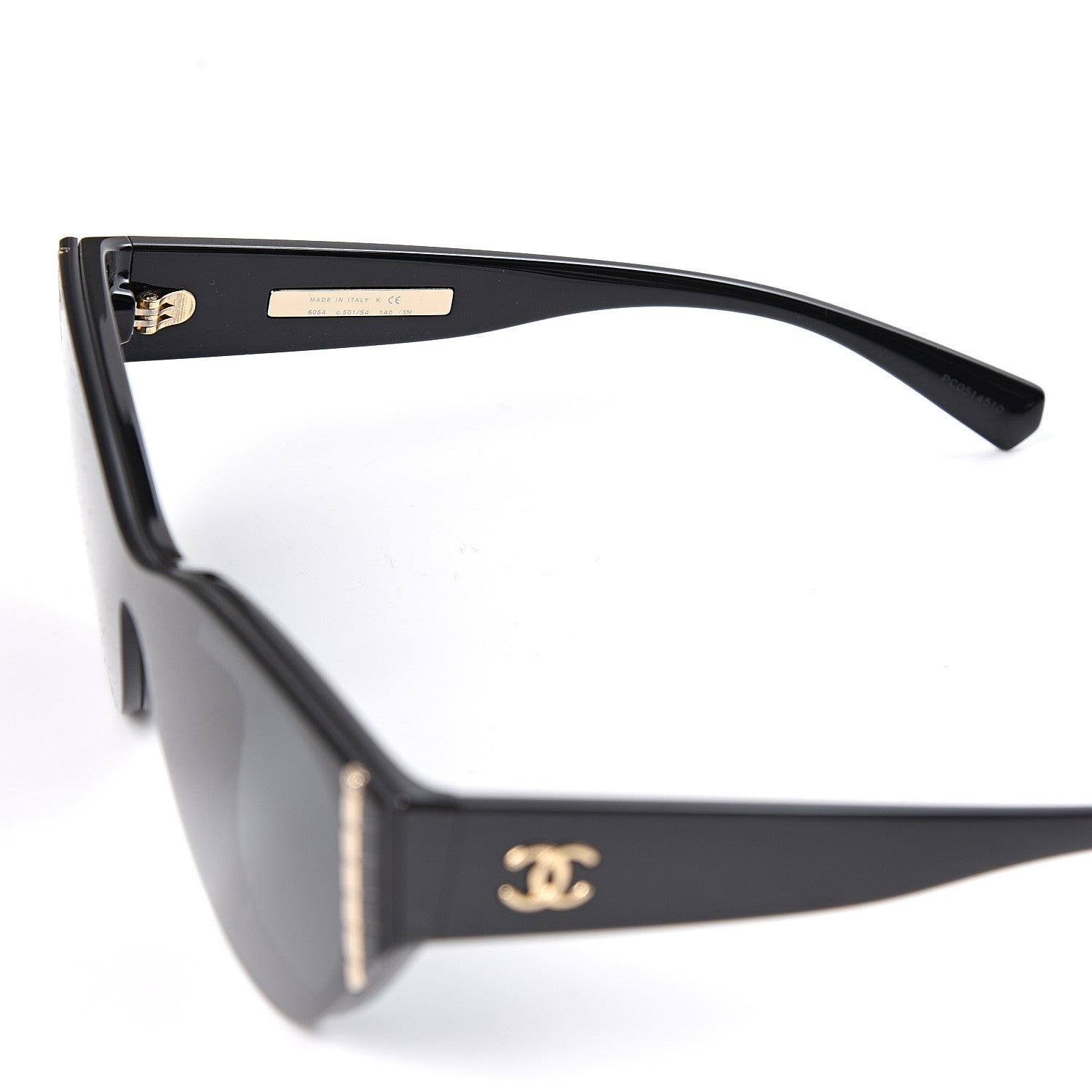 Chanel Acetate Cat Eye Sunglasses 6054 Black 6 of 8