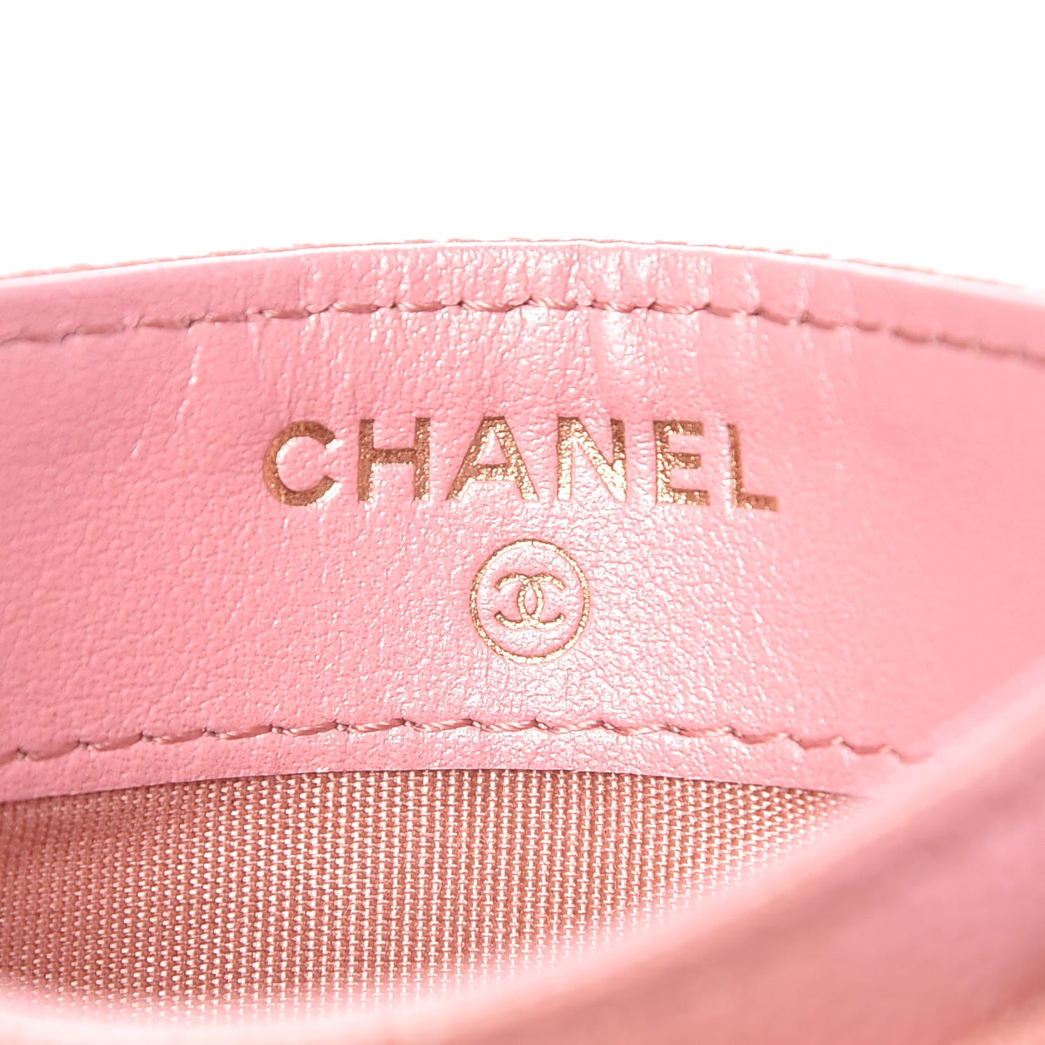 Chanel Iridescent Caviar Quilted Card Holder Rose Pink 6 of 9
