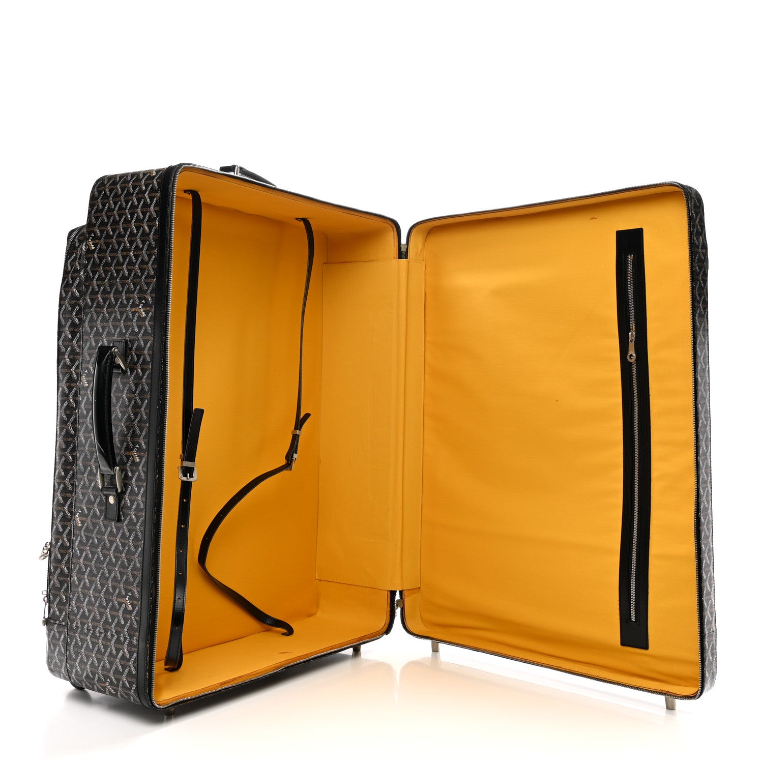 Goyard Goyardine Trolley Rolling Suitcase MM Black 4 of 11