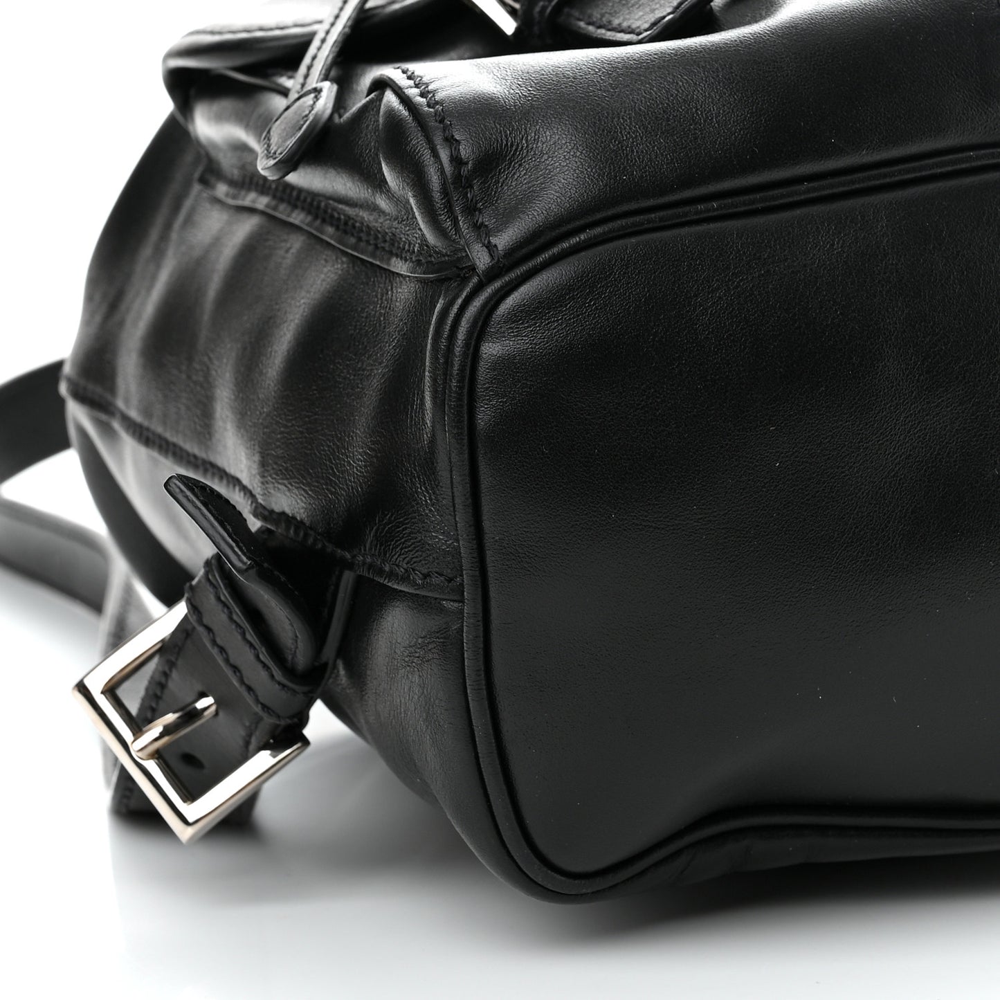 Calfskin Backpack Black