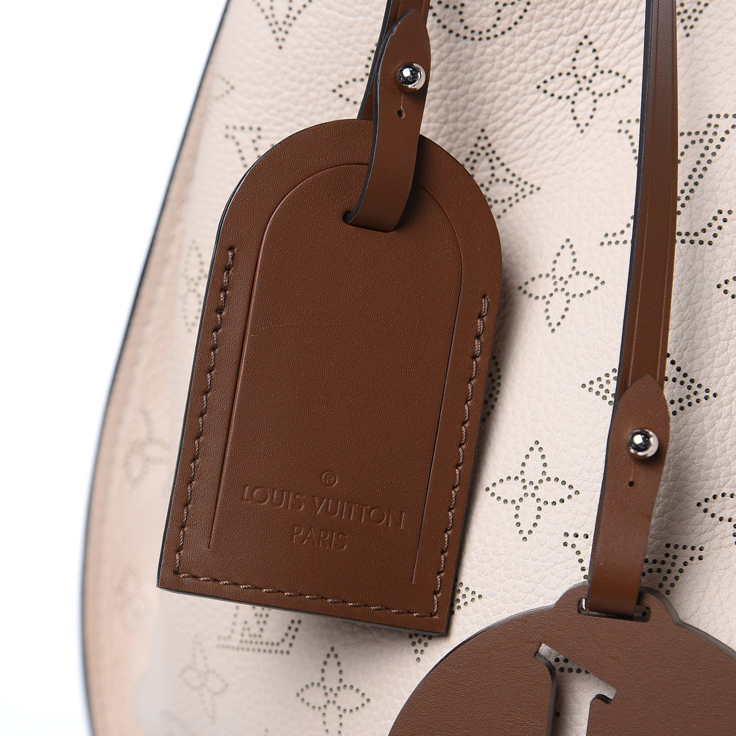 Louis Vuitton Mahina Carmel Hobo Creme 10 of 10