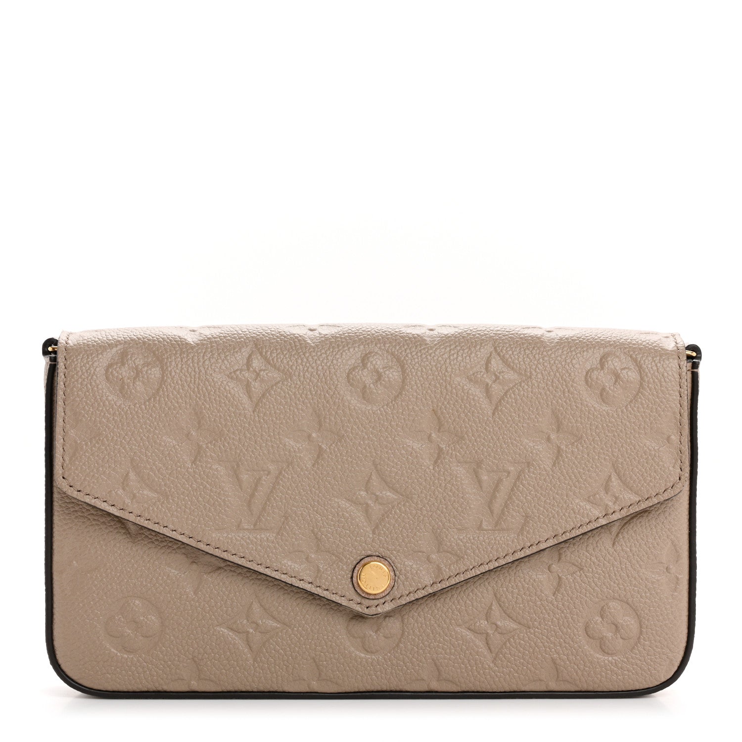 Louis Vuitton Empreinte Pochette Felicie Chain Wallet Tourterelle 1 of 9