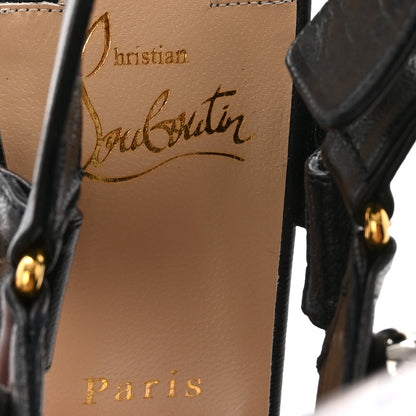 Christian Louboutin Shiny Nappa Pyrabubble 70 Sandals 40.5 Black 8 of 9