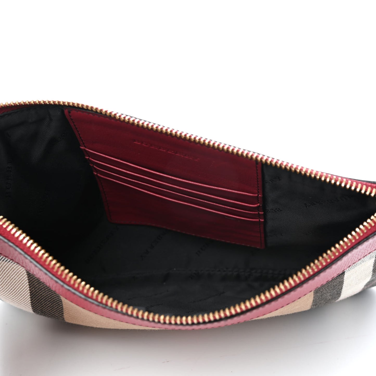 House Check Derby Peyton Crossbody Clutch Bag Red