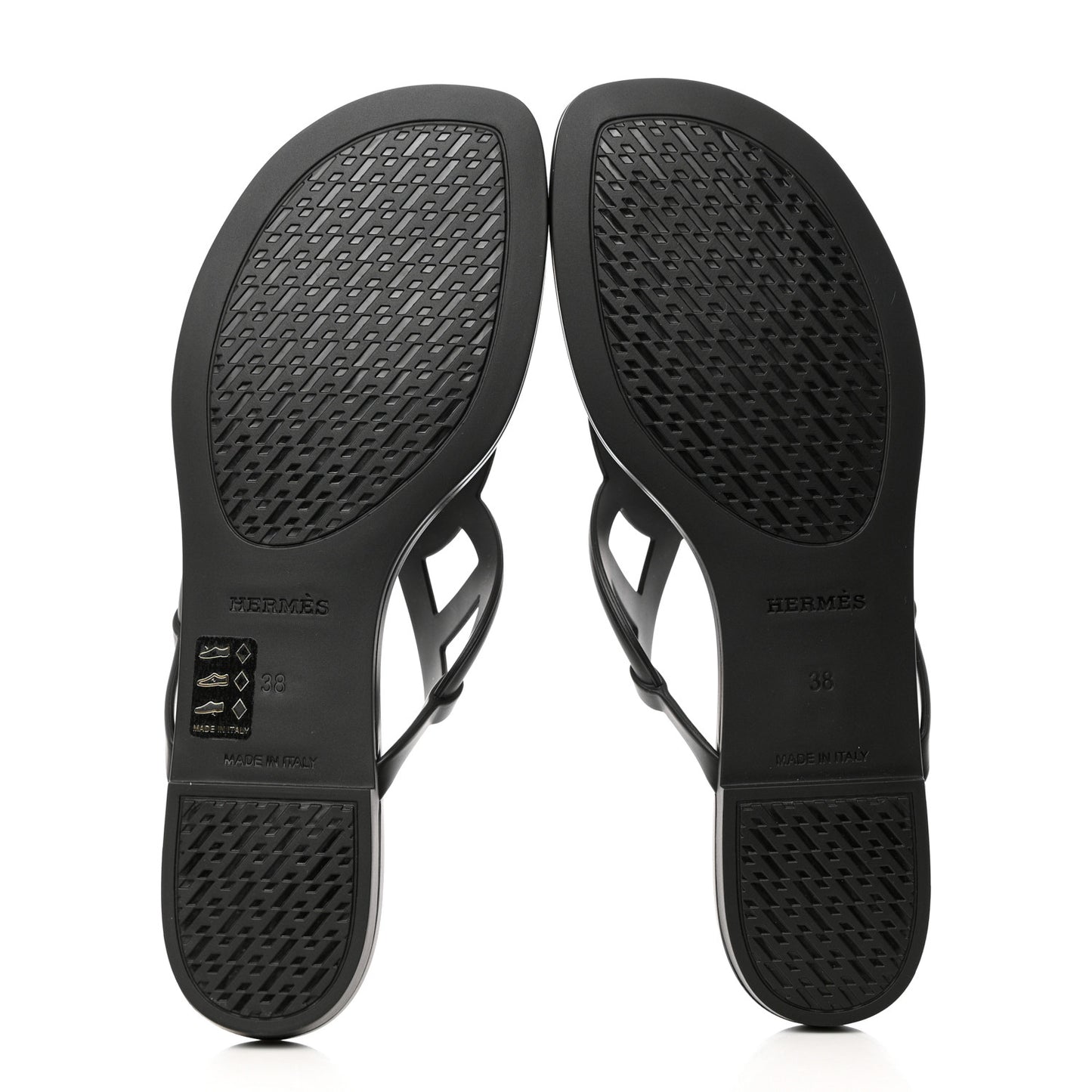 Rubber Womens Egerie Sandals 38 Black