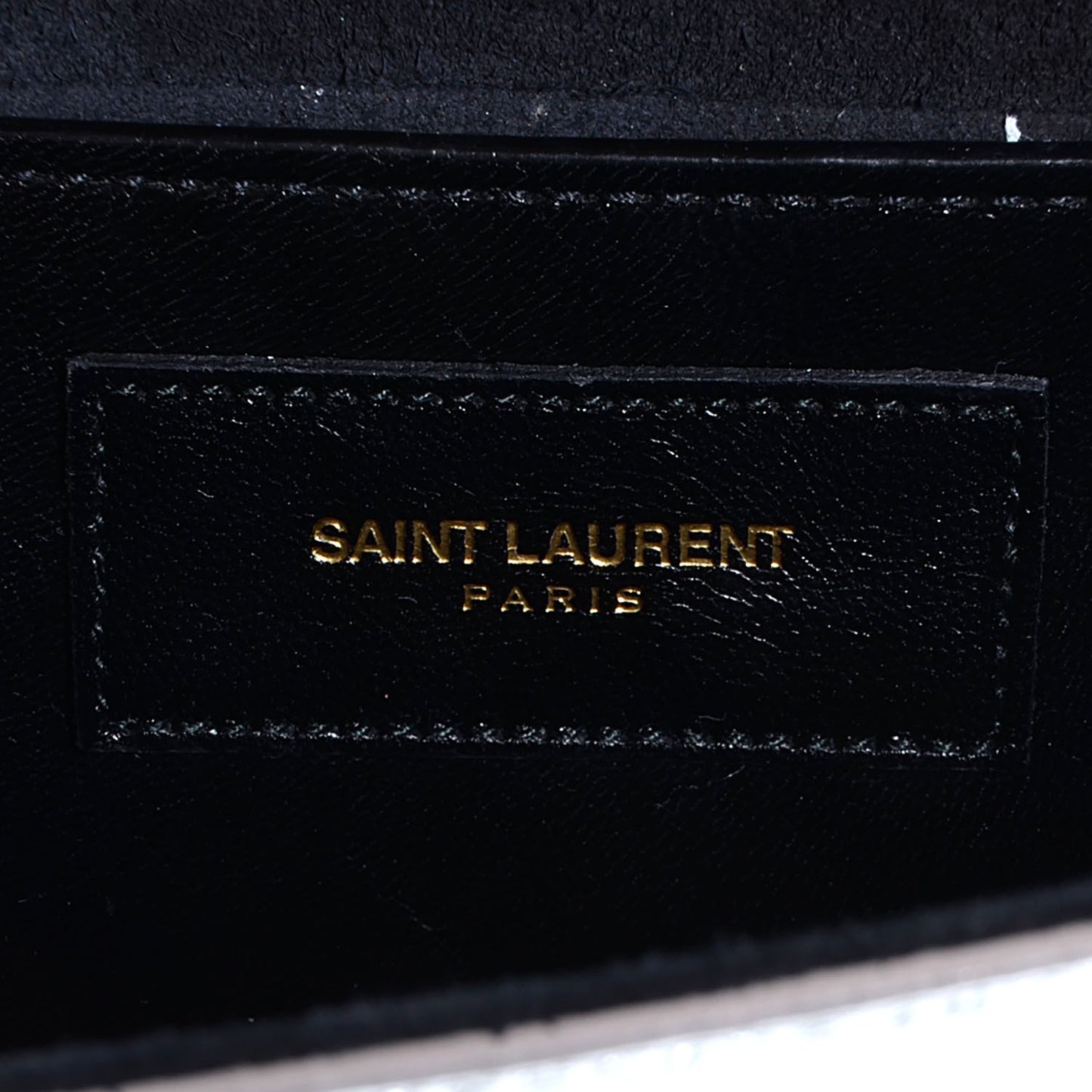 Calfskin Small Classic Monogram Kate Tassel Satchel Silver