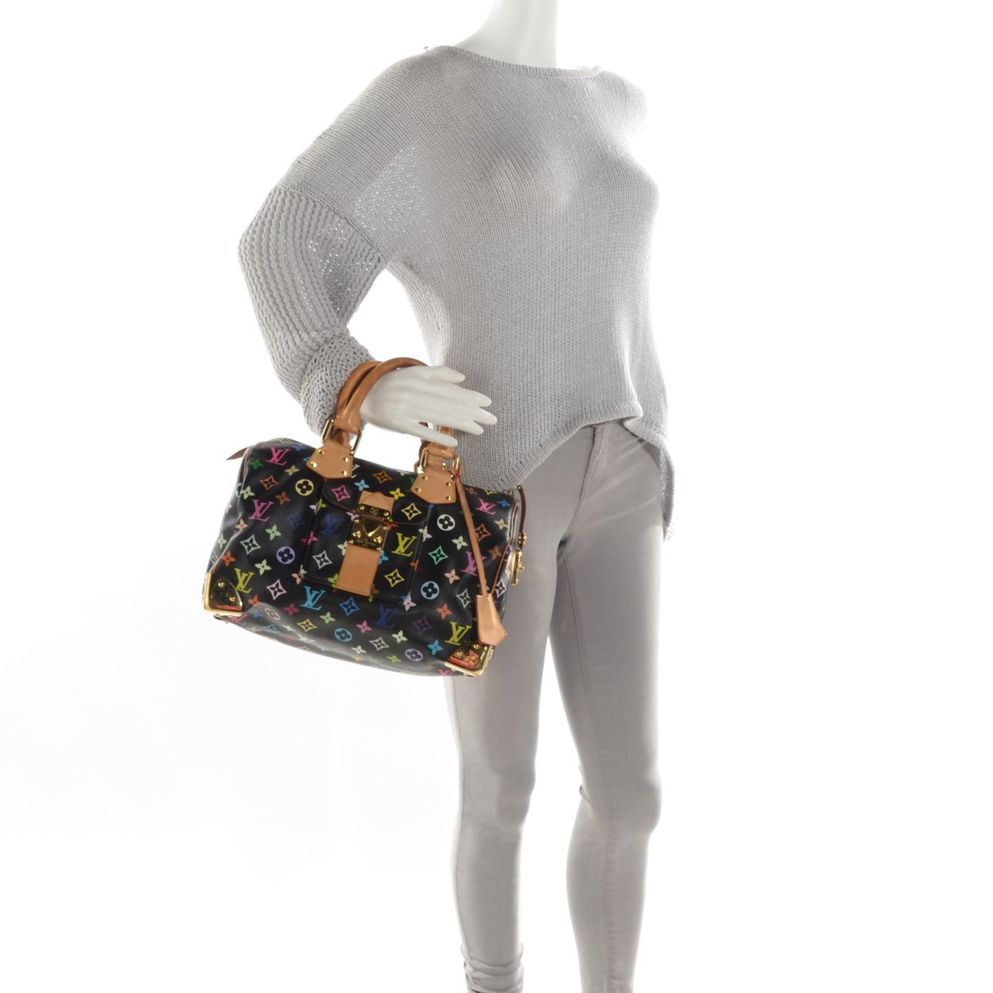 Monogram Multicolor Speedy 30 Black