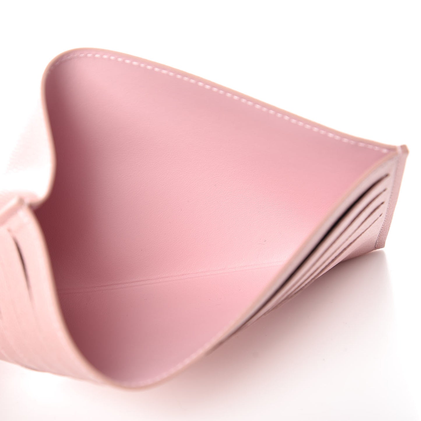 Calfskin Felicie Card Holder Insert Rose Ballerine