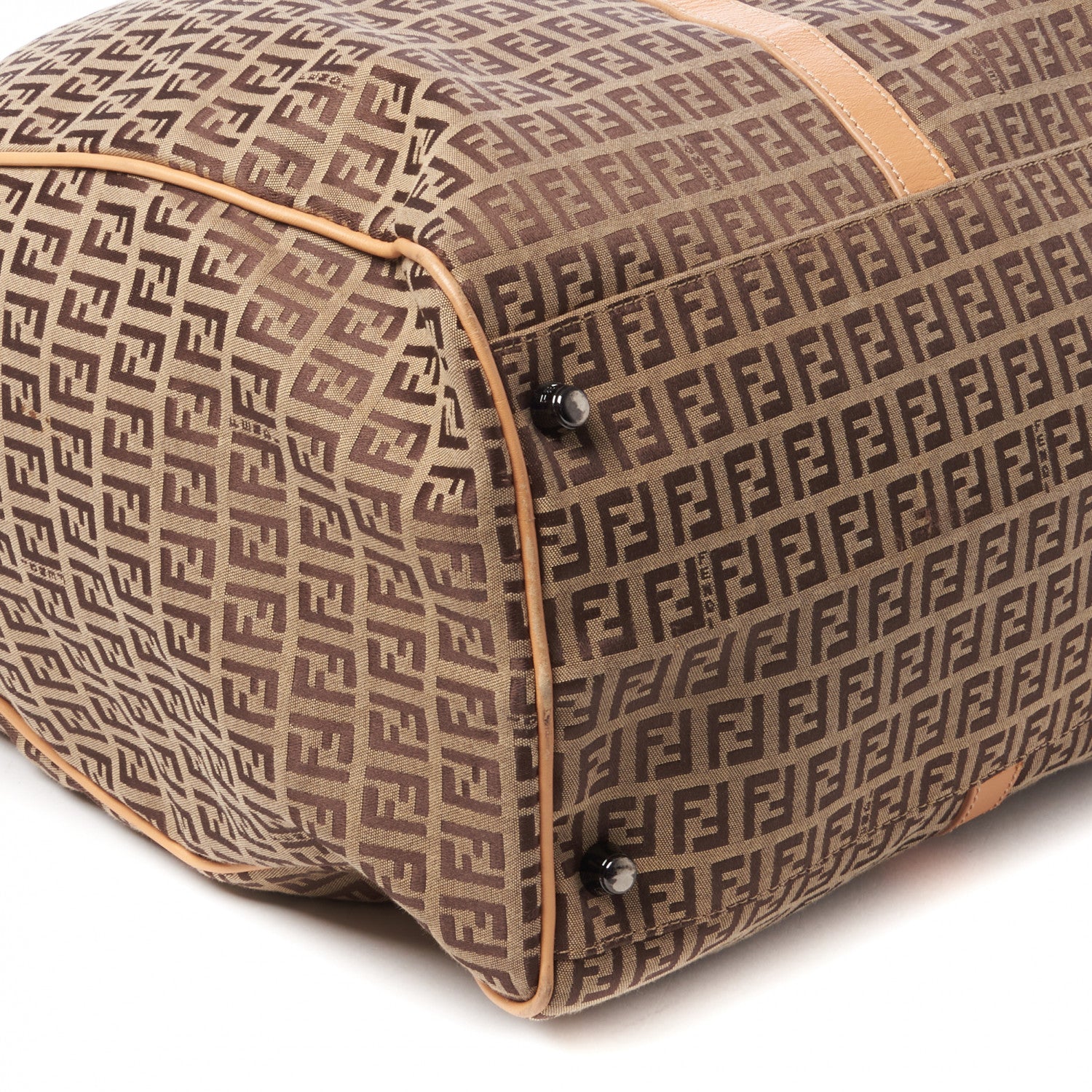 Fendi Zucchino Duffle Bag Beige 6 of 9