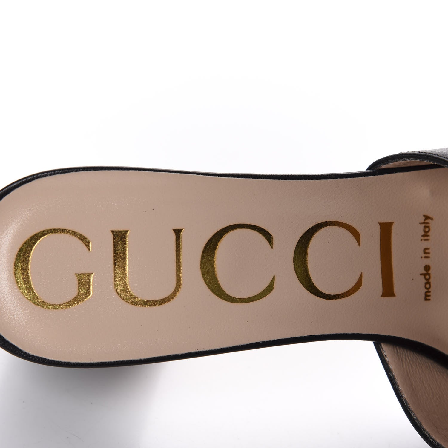 Gucci Malaga Kid Crystal Square G Madelyn Mules 36.5 Black 7 of 10