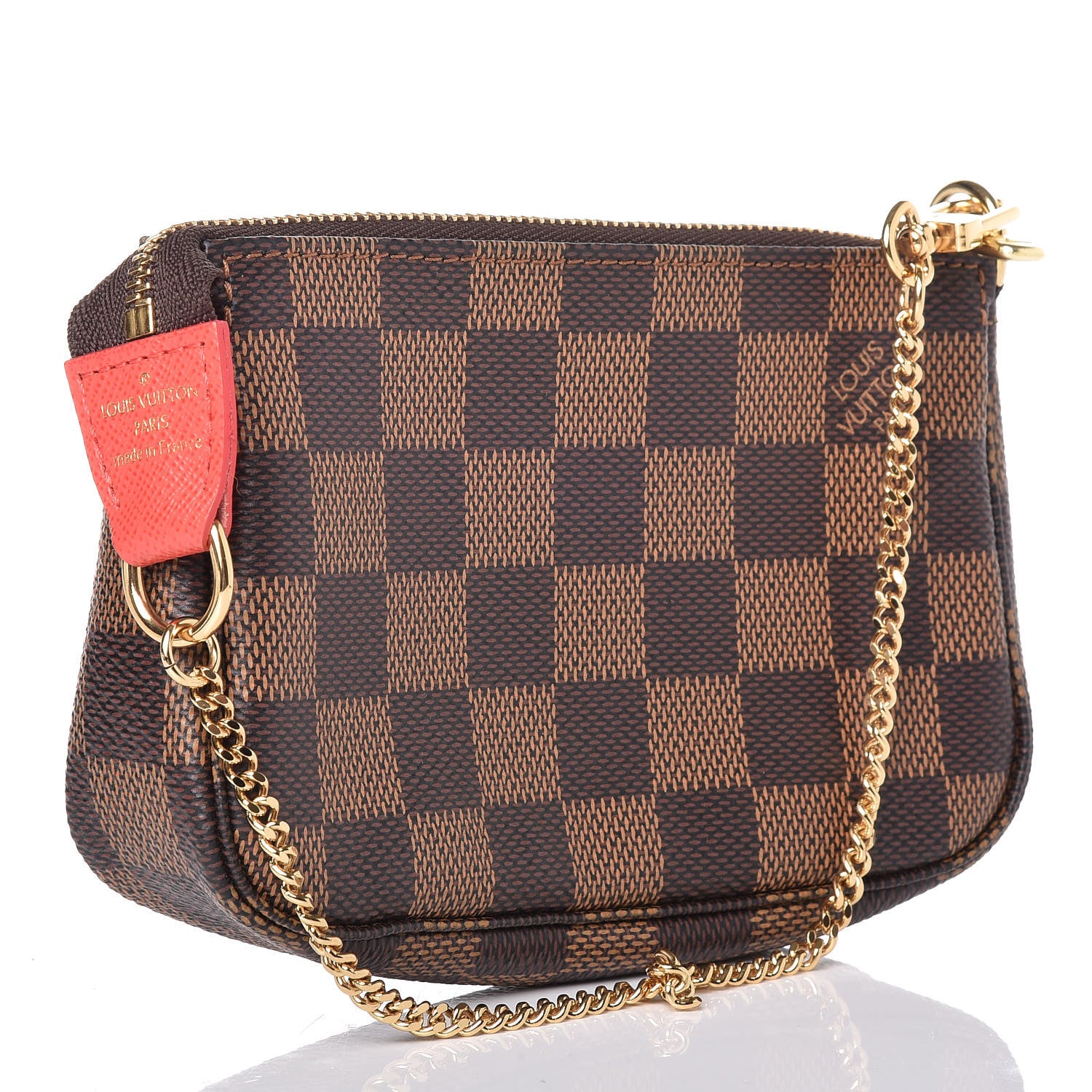 Louis Vuitton Damier Ebene 2015 Christmas Animation Mini Pochette Accessories 3 of 7