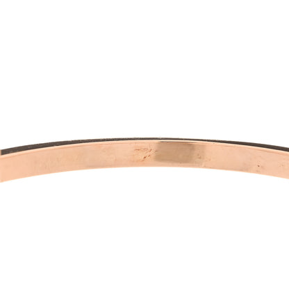 Tiffany 18K Rose Gold Narrow T T1 Hinged Bangle Bracelet 5 of 6