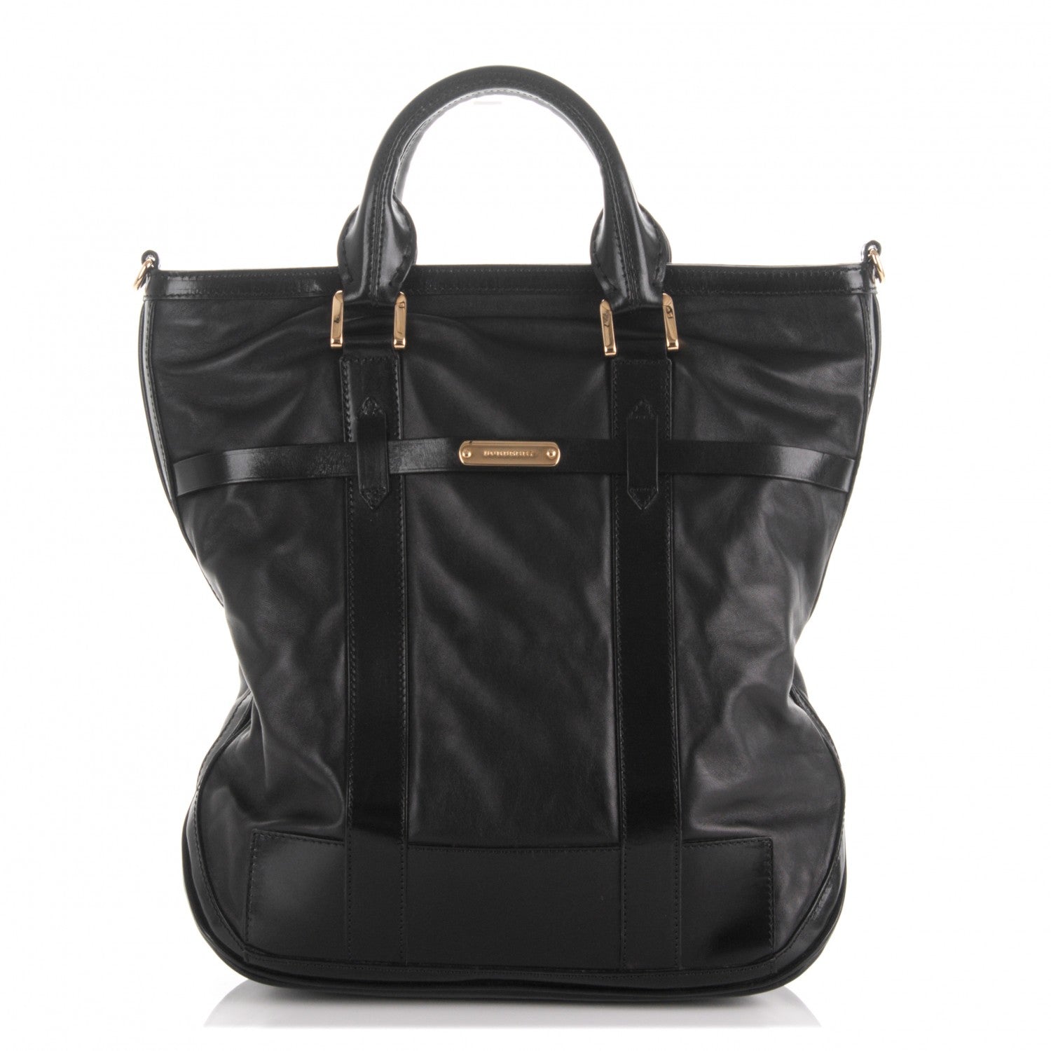 Burberry Soft Lambskin Tote Black 1 of 9