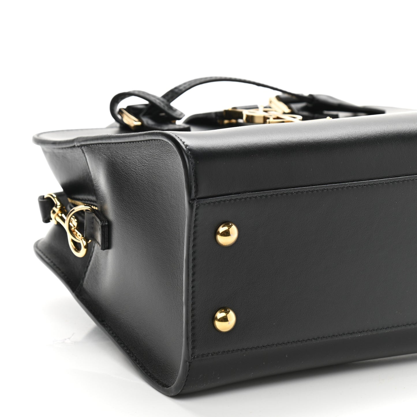 Calfskin Monogram Baby Cabas Black