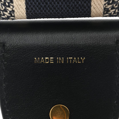Christian Dior Canvas Embroidered Shoulder Strap Black 4 of 5