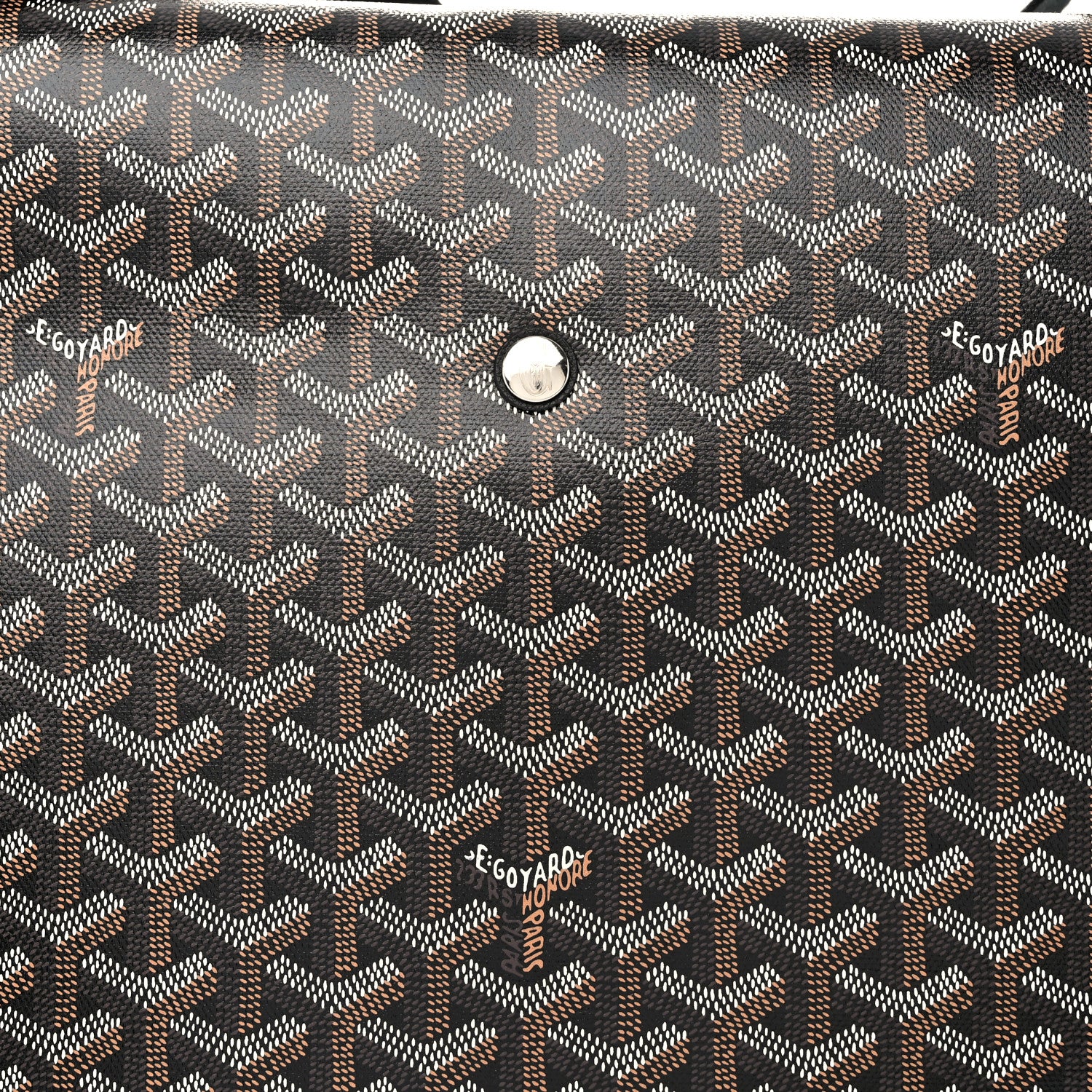 Goyard Goyardine Capetien Messenger Bag Black 9 of 10