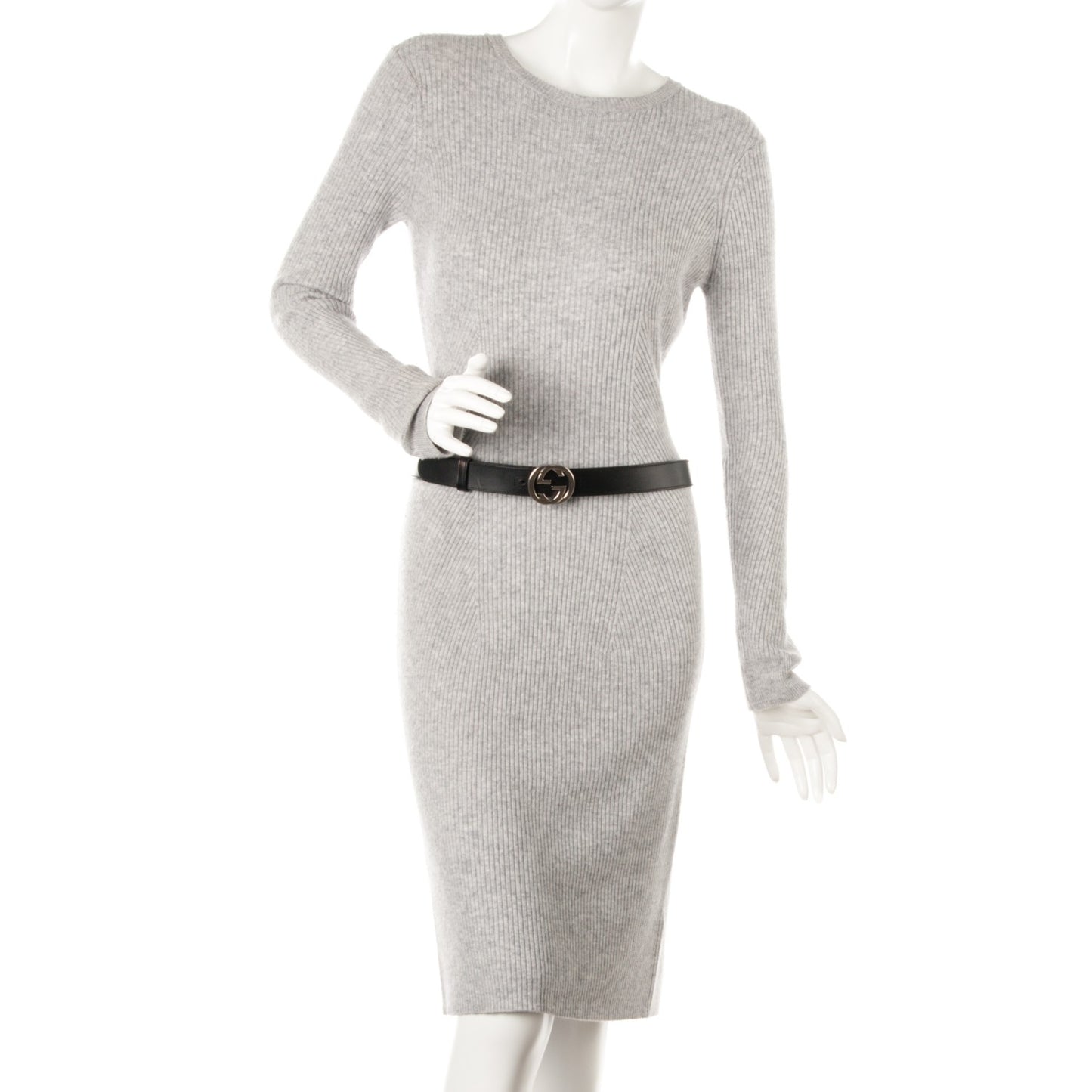 Calfskin Interlocking G Belt 85 34 Black