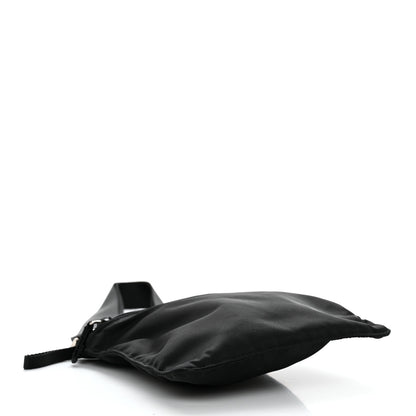 Prada Nylon Flat Messenger Bag Black 4 of 10