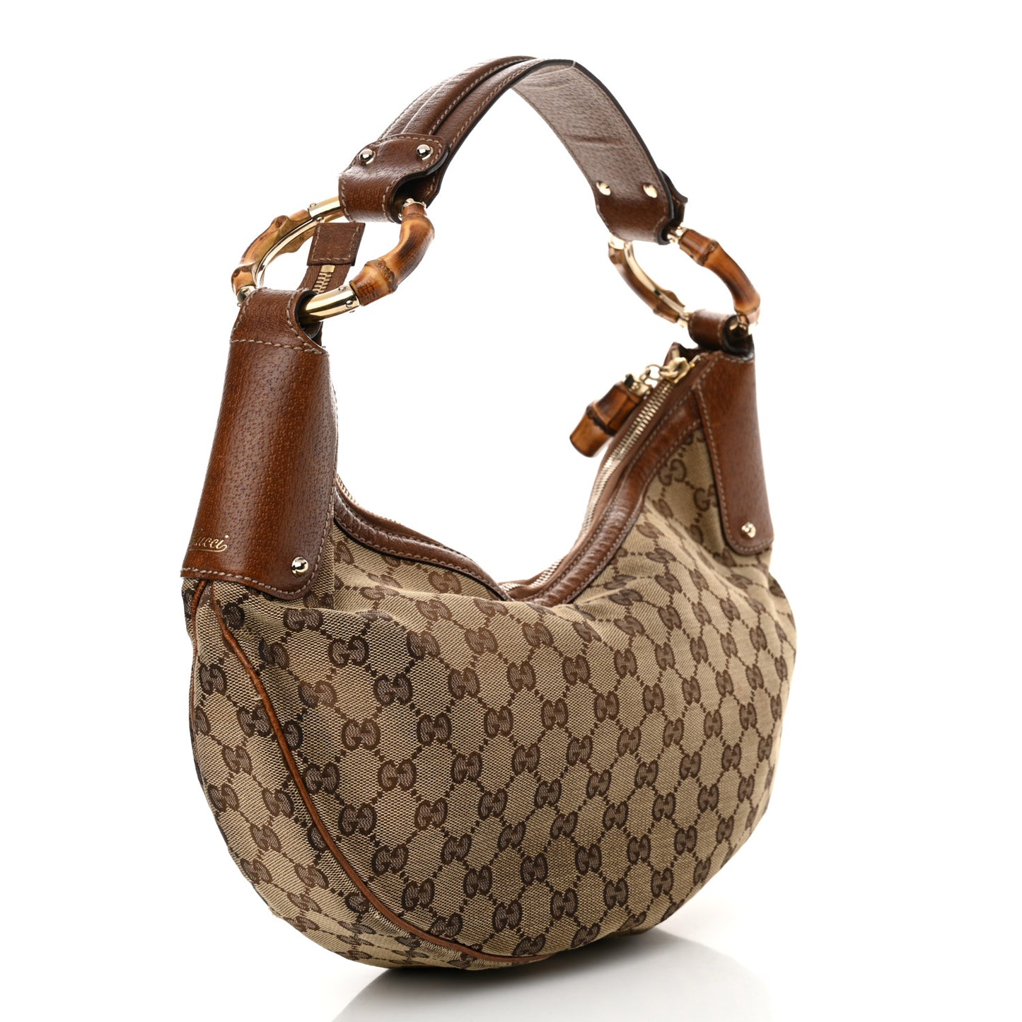 Monogram Bamboo Ring Hobo Brown