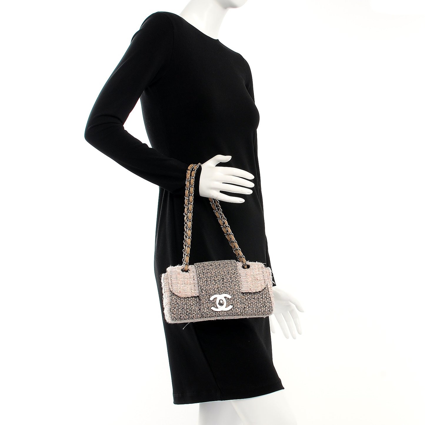 Tweed Small Fantasy Flap Grey
