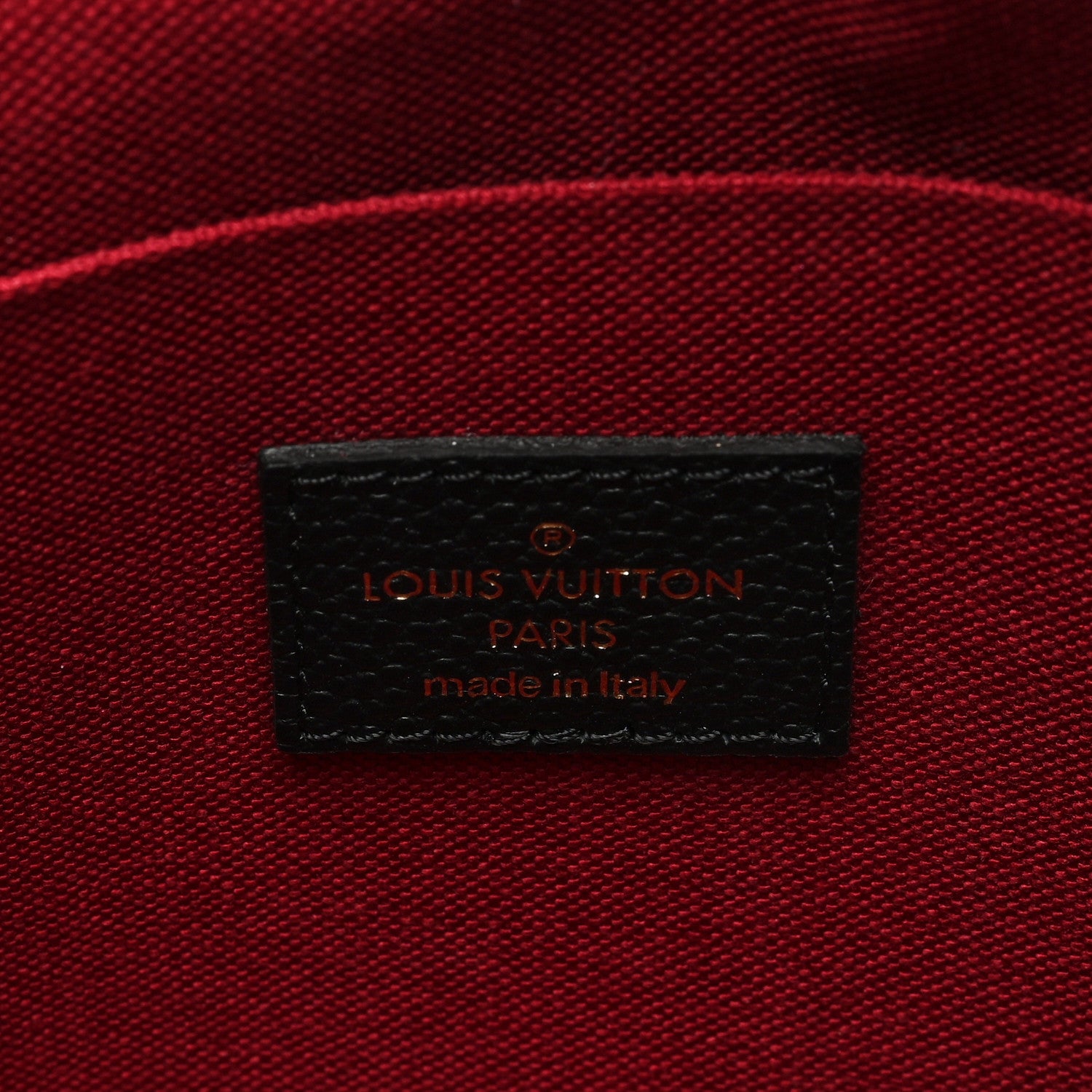 Louis Vuitton Empreinte Monogram Giant Felicie Pochette Black Beige 6 of 10