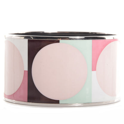 Hermes Enamel Printed Dot Extra Wide Bracelet 70 5 of 5