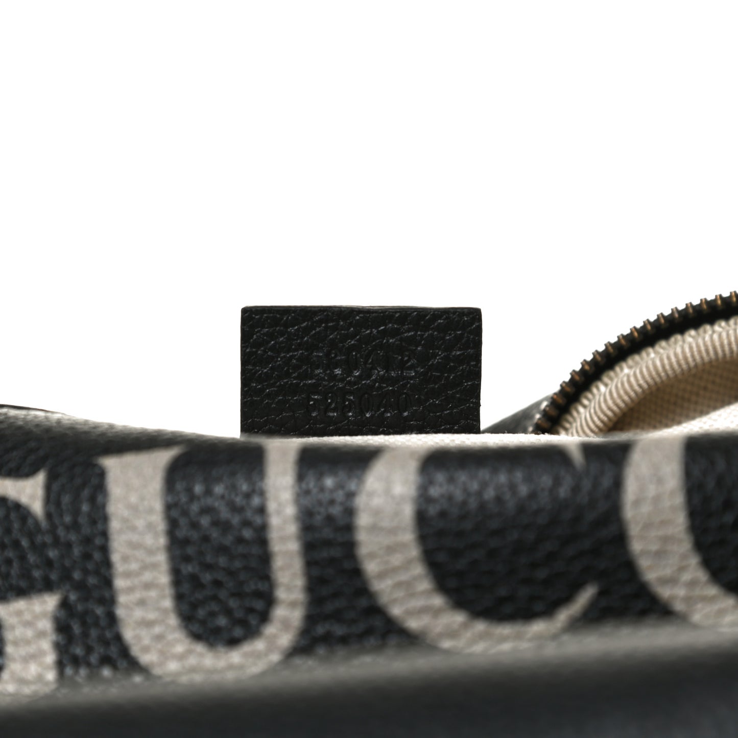 Grained Calfskin Logo Belt Bag Black