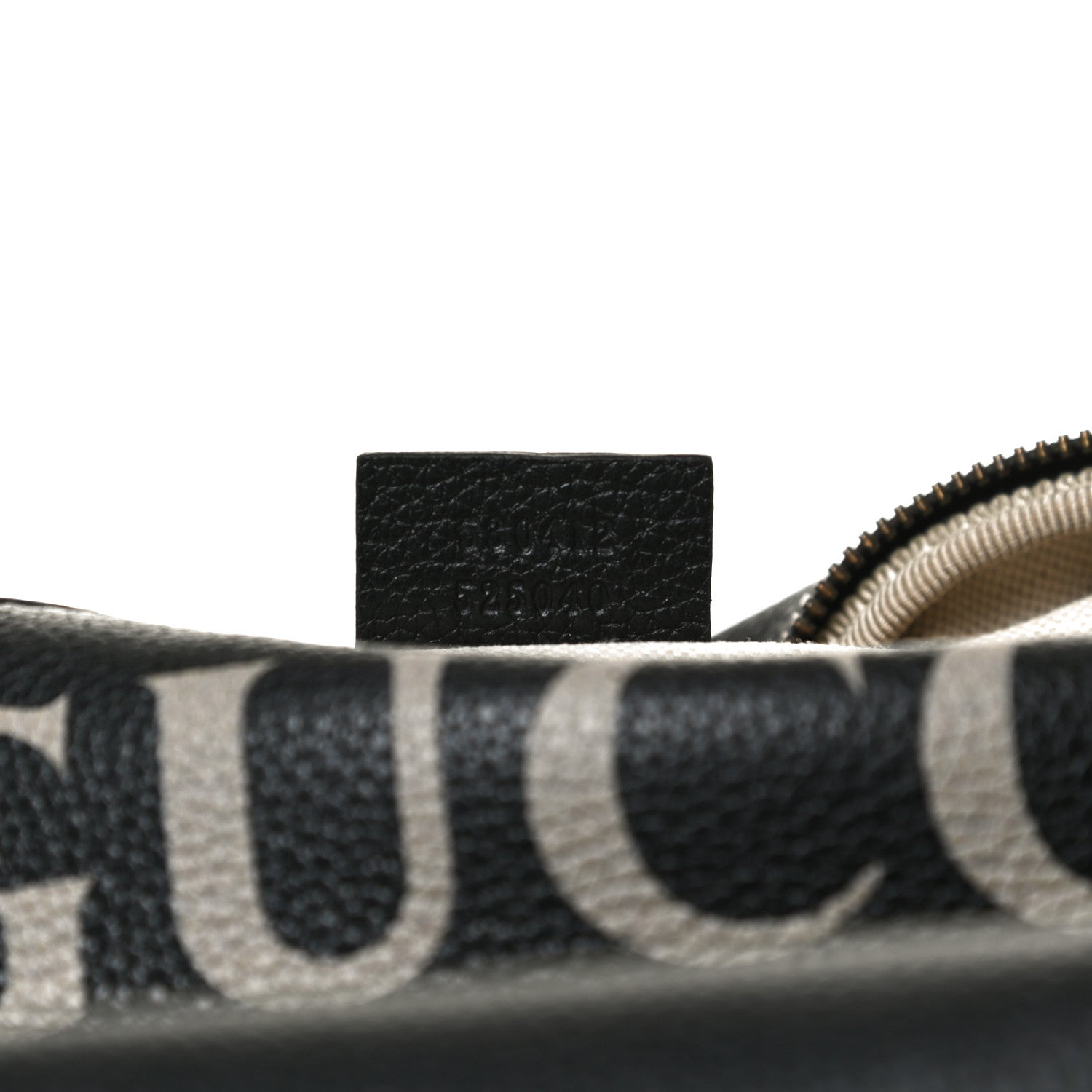 Gucci Grained Calfskin Logo Belt Bag Black 6 of 12