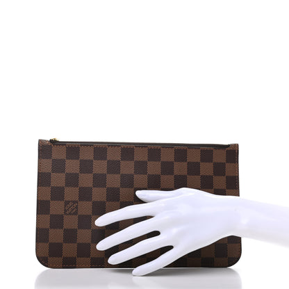 Louis Vuitton Damier Ebene Neverfull MM GM Pochette 2 of 6