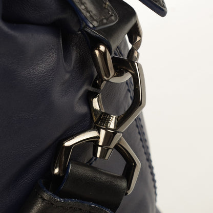 Givenchy Calfskin Star Embossed Studded Medium Nightingale Navy Black 8 of 9