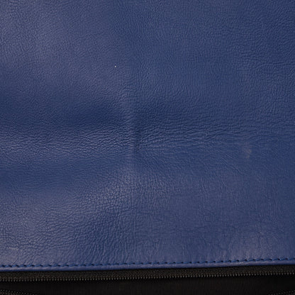 Chanel Calfskin Quilted Large Boy Flap Blue 8 of 9