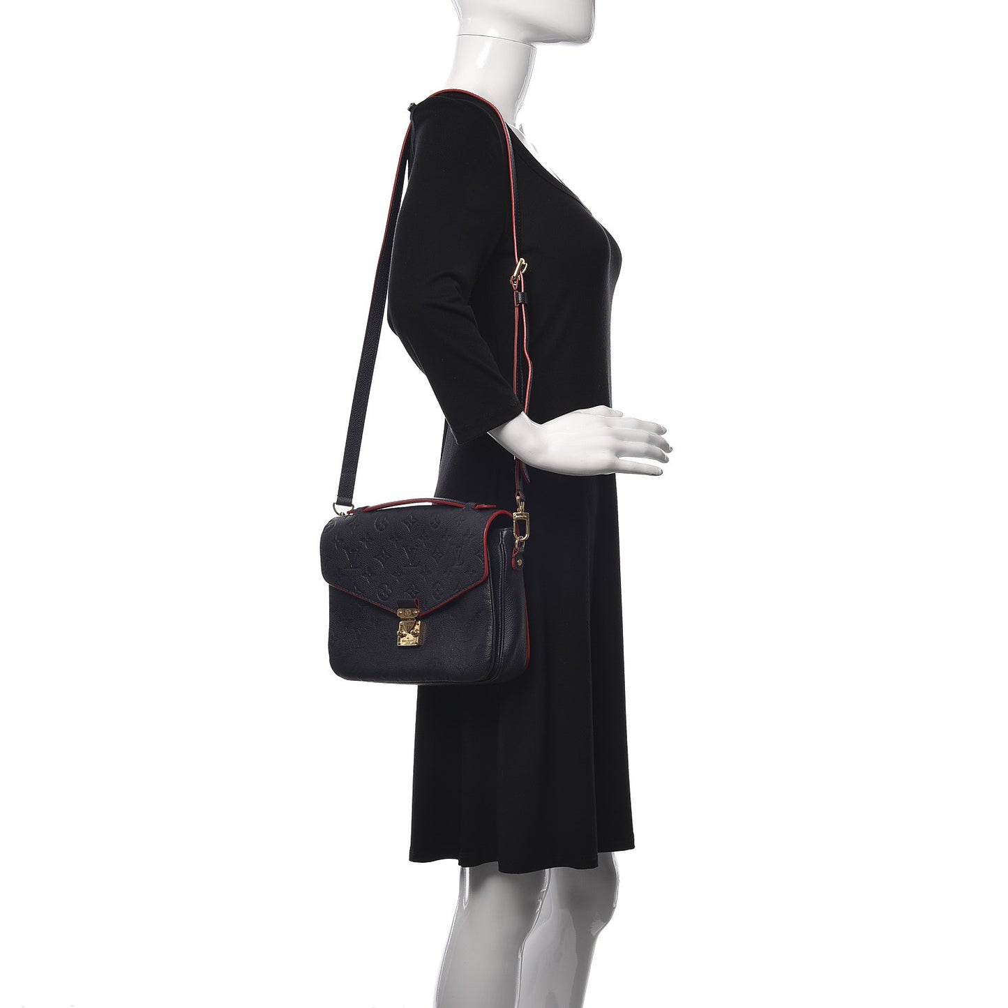 Empreinte Pochette Metis Marine Rouge