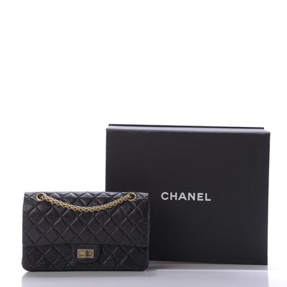 Chanel Aged Calfskin Quilted 2.55 Reissue 225 Flap Black 10 of 10
