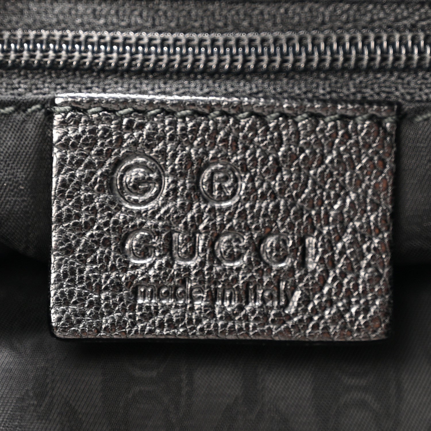 Gucci Nylon Monogram Small Hobo Black 6 of 14