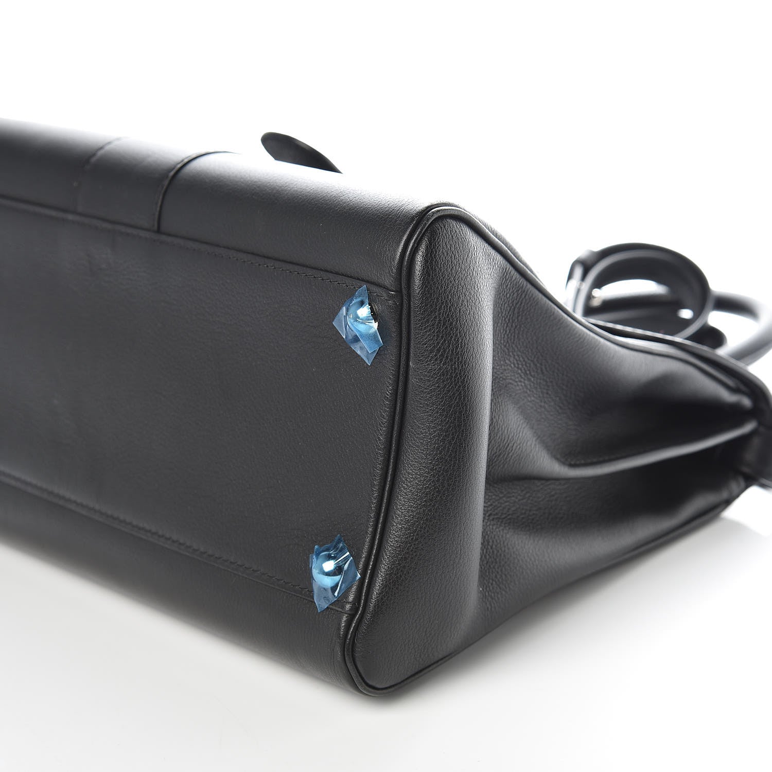 Delvaux Grained Calfskin MM Brillant Satchel Black 6 of 9