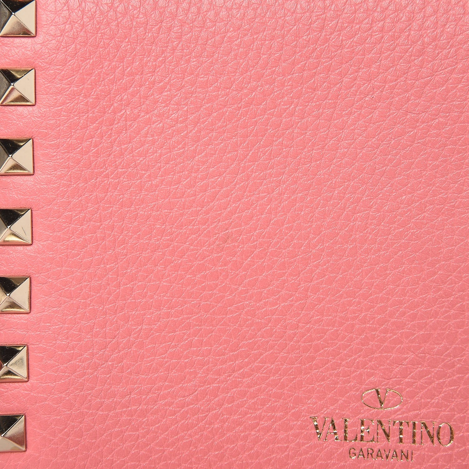 Valentino Garavani Pebbled Calfskin Rockstud Flap Crossbody Bag Paradise Rose 8 of 9