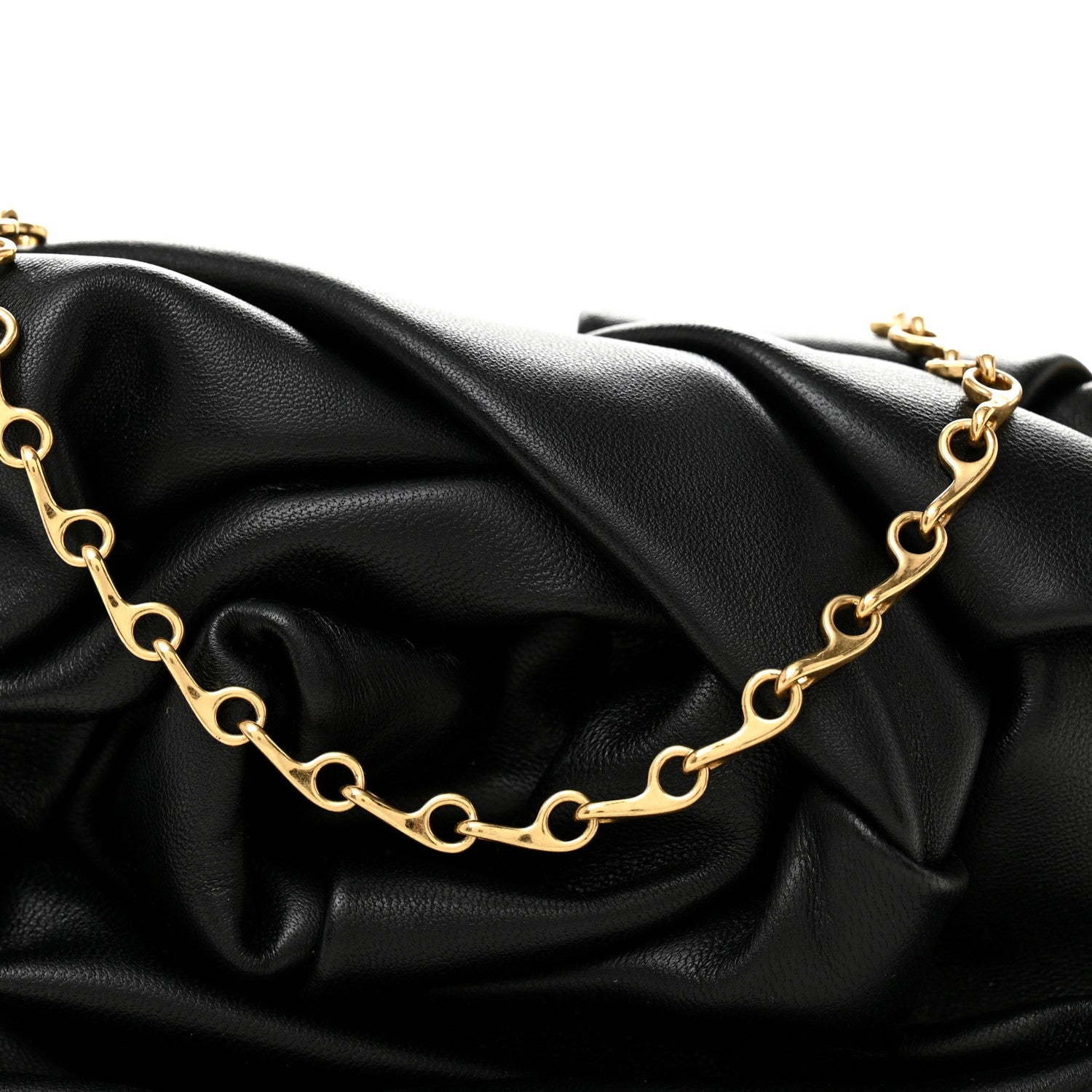 Burberry Smooth Calfskin Rose Clutch Black 8 of 10