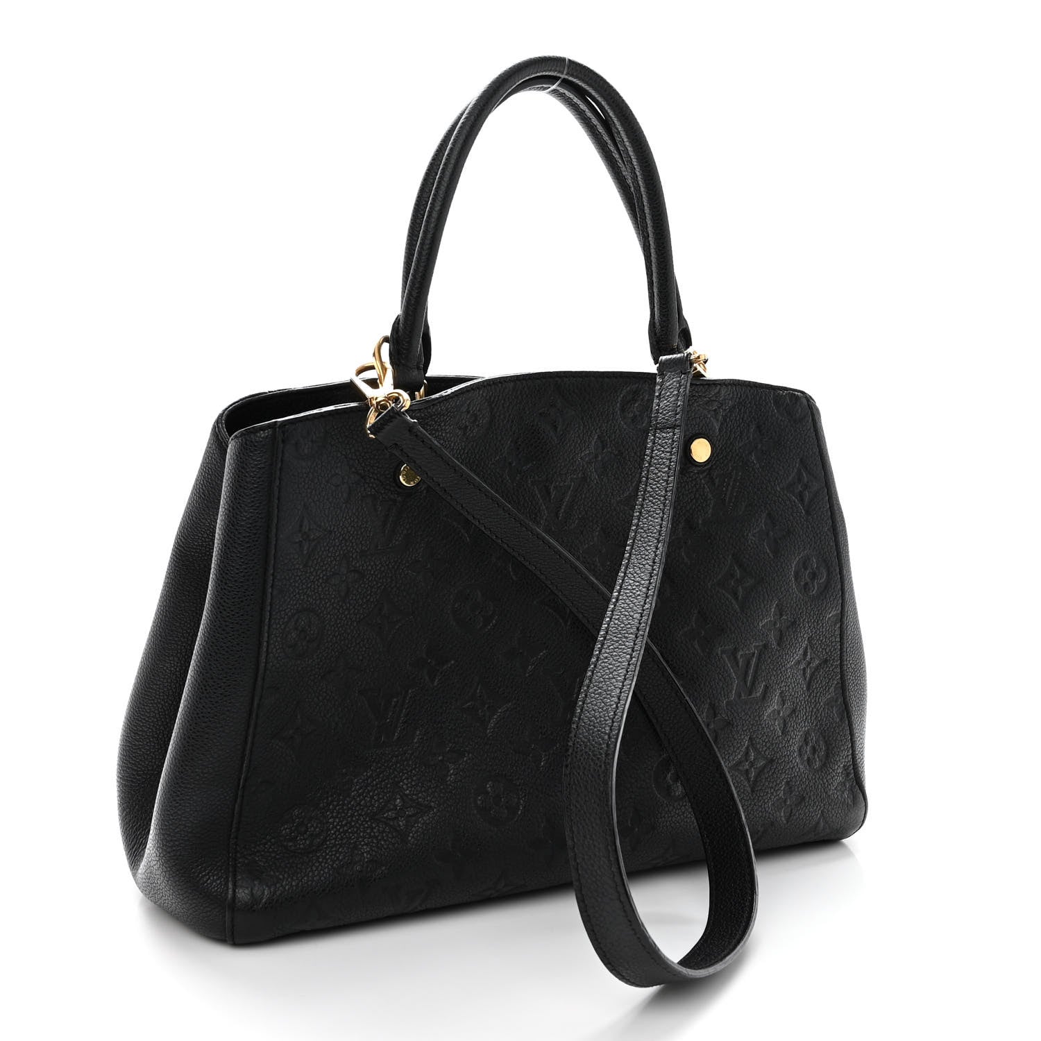 Louis Vuitton Empreinte Montaigne MM Black 3 of 9