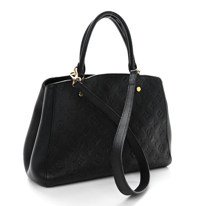 Louis Vuitton Empreinte Montaigne MM Black 3 of 9