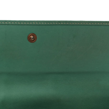 Gucci Calfskin Monogram Continental Wallet Green 8 of 14
