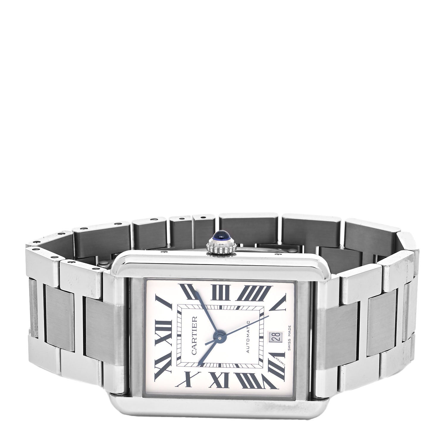 Cartier Stainless Steel 31mm Tank Solo Automatic Watch 2 of 5