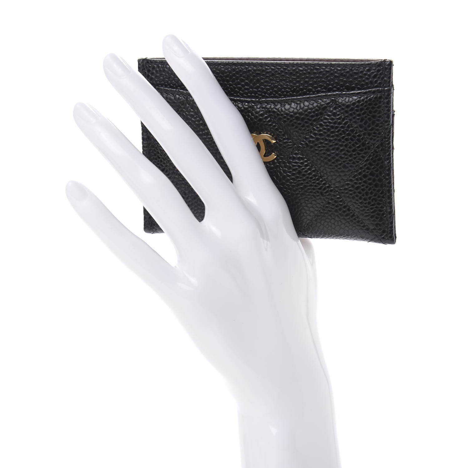 Chanel Caviar Quilted Card Holder Black 2 of 9