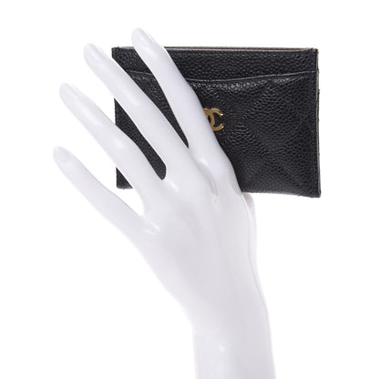 Chanel Caviar Quilted Card Holder Black 2 of 9