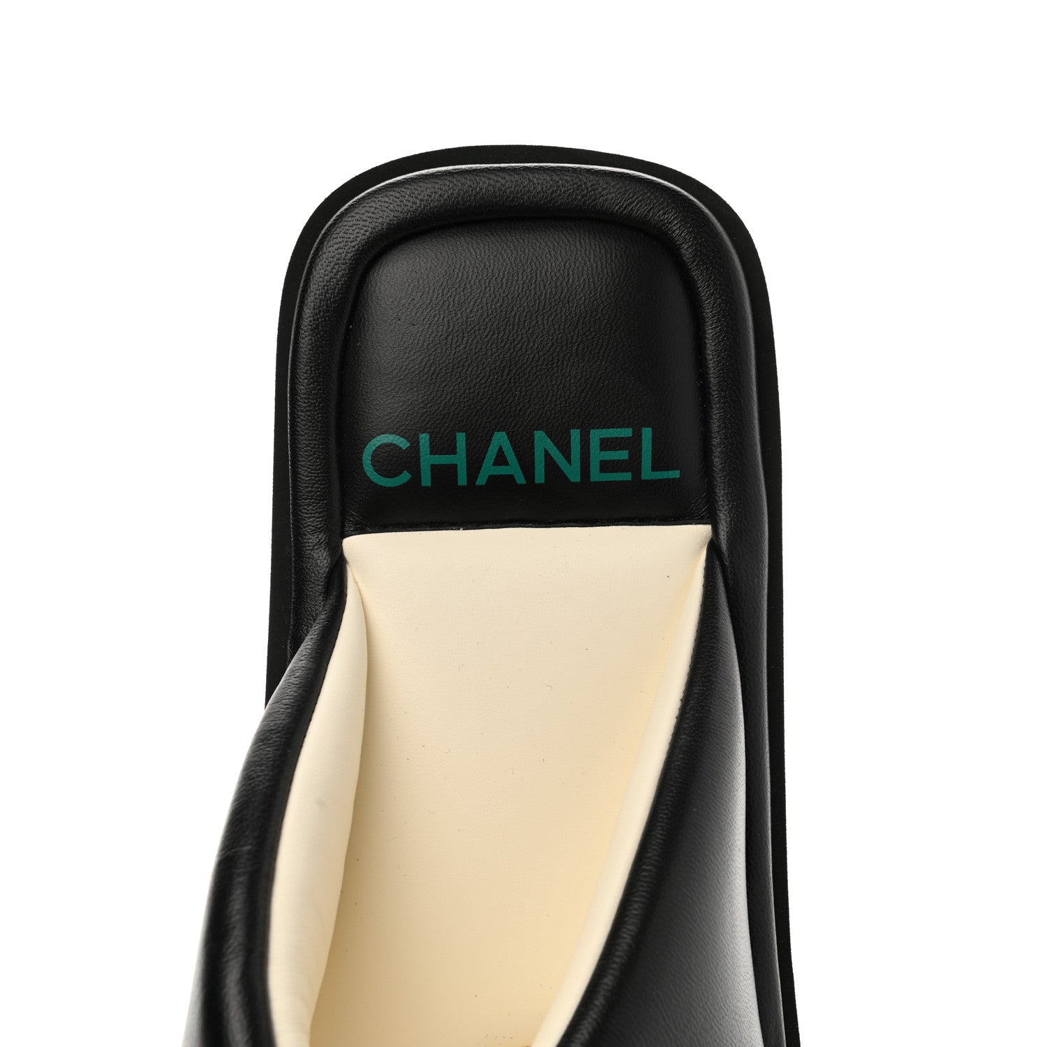 Chanel Lambskin Padded Pool Thong Sandals 40 Black 7 of 10