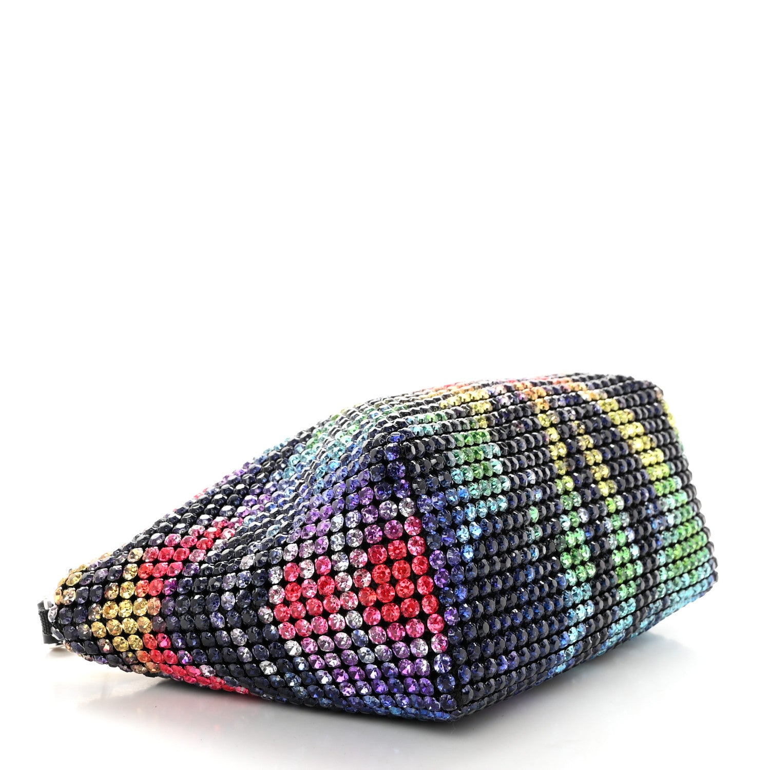 Alexander Wang Mesh Crystal Rhinestone Heiress Clutch Multicolor 4 of 9